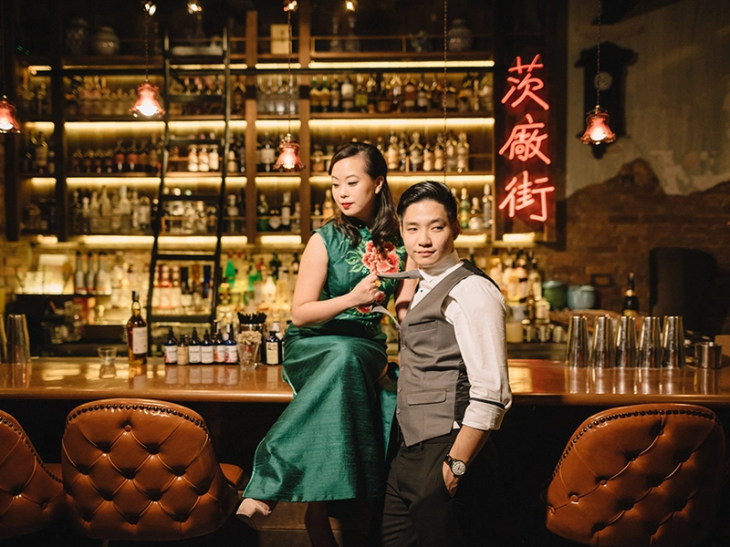 Nostalgic Old Shanghai Inspired Bridal Portraits at PS150