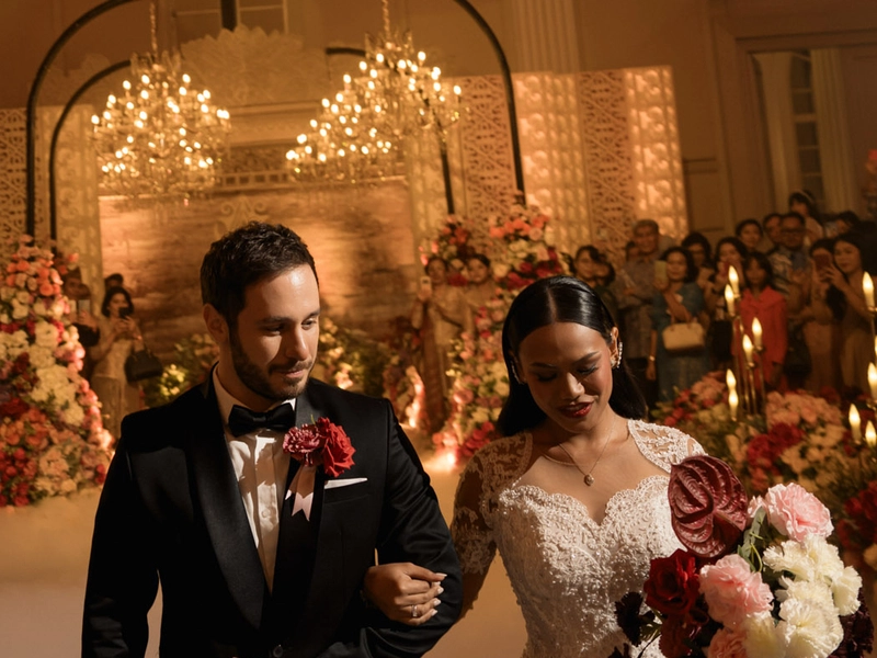 Oceanfront Vows in Labuan Bajo with a Traditional Javanese-Bataknese Wedding Reception