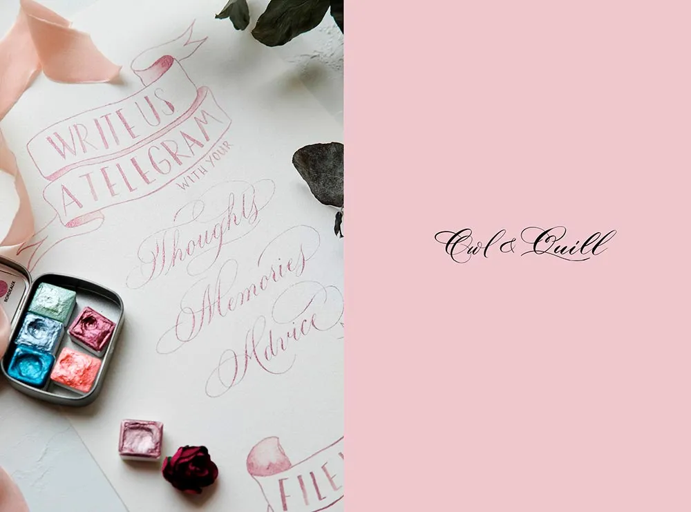 Owl and Quill Calligraphy - Malaysia wedding calligraphy. theweddingnotebook.com