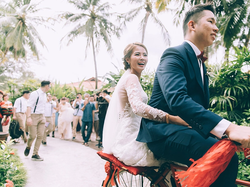 Pastel Blue and Peach Wedding at The Verte, Avillion Port Dickson