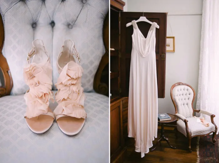 Peach garden wedding. Tealily Photography. theweddingnotebook.com
