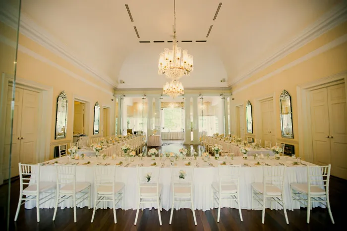 Suffolk House wedding reception. Photo by Gallerie CK. theweddingnotebook.com