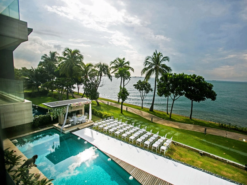 Private Backyard Solemnisation At Sentosa Cove