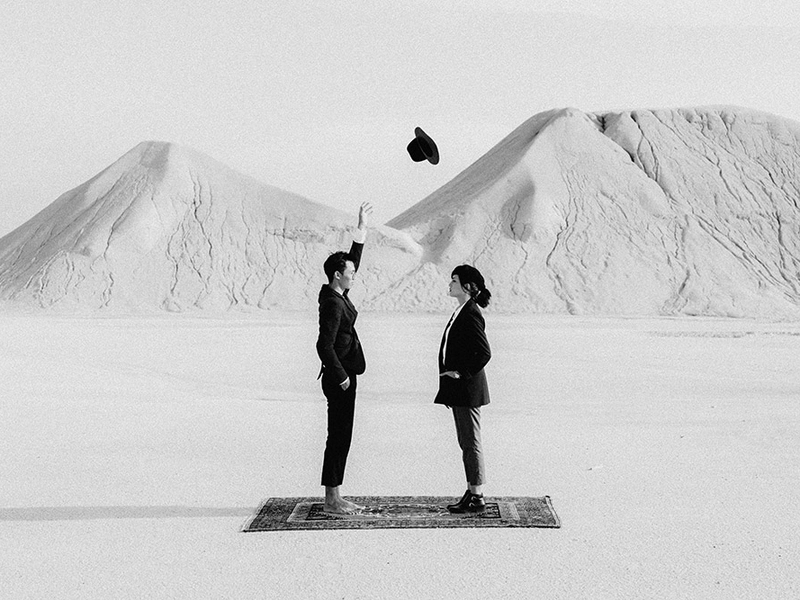 Quirky and Unconventional Bridal Portraits Taken on Bintan Island, Indonesia