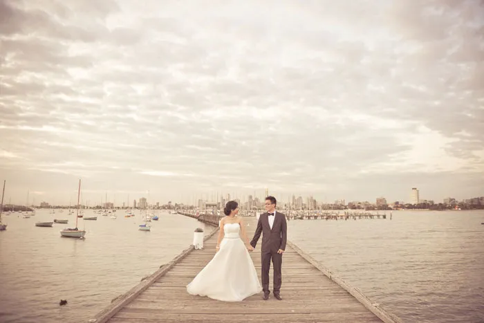 Pre-wedding photo shoot in Melbourne Australia