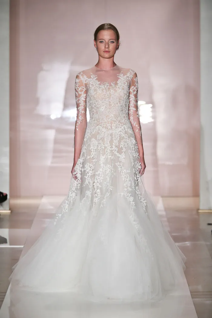 Reem Acra Fall 2014 Bridal Collection. theweddingnotebook.com