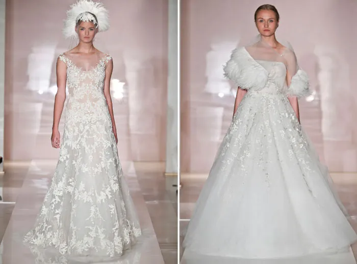 Reem Acra Fall 2014 Bridal Collection. theweddingnotebook.com