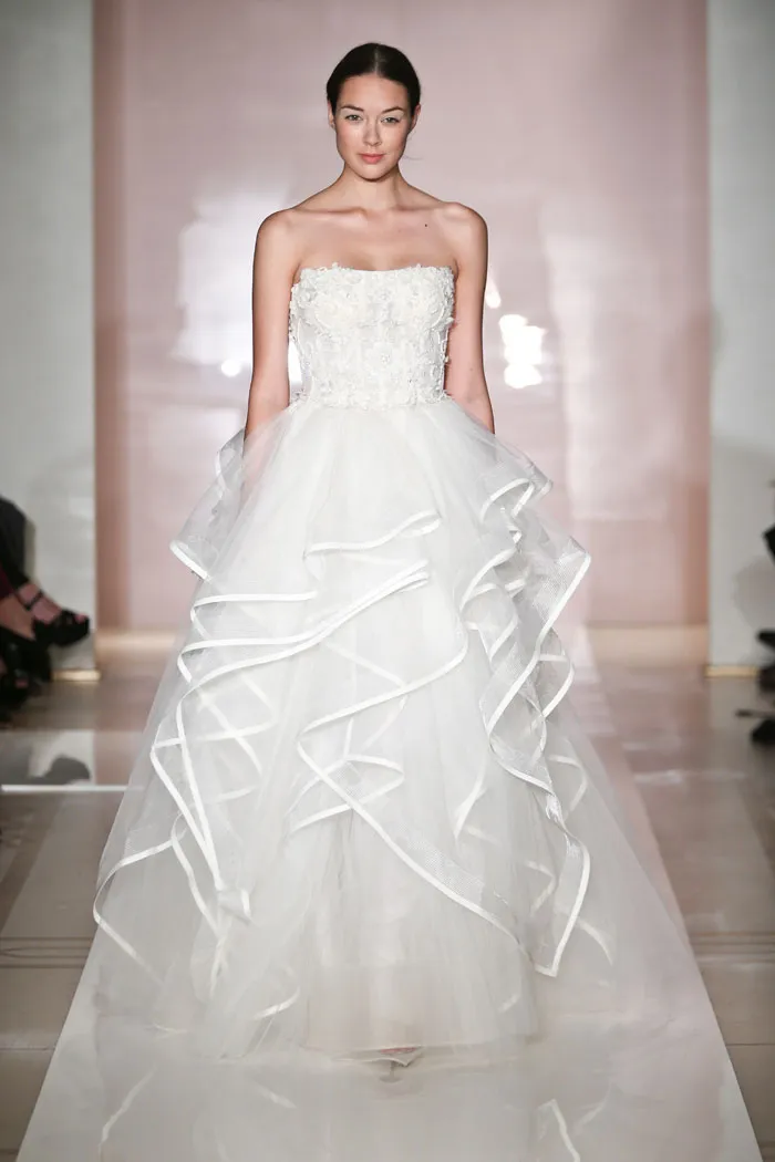 Reem Acra Fall 2014 Bridal Collection. theweddingnotebook.com