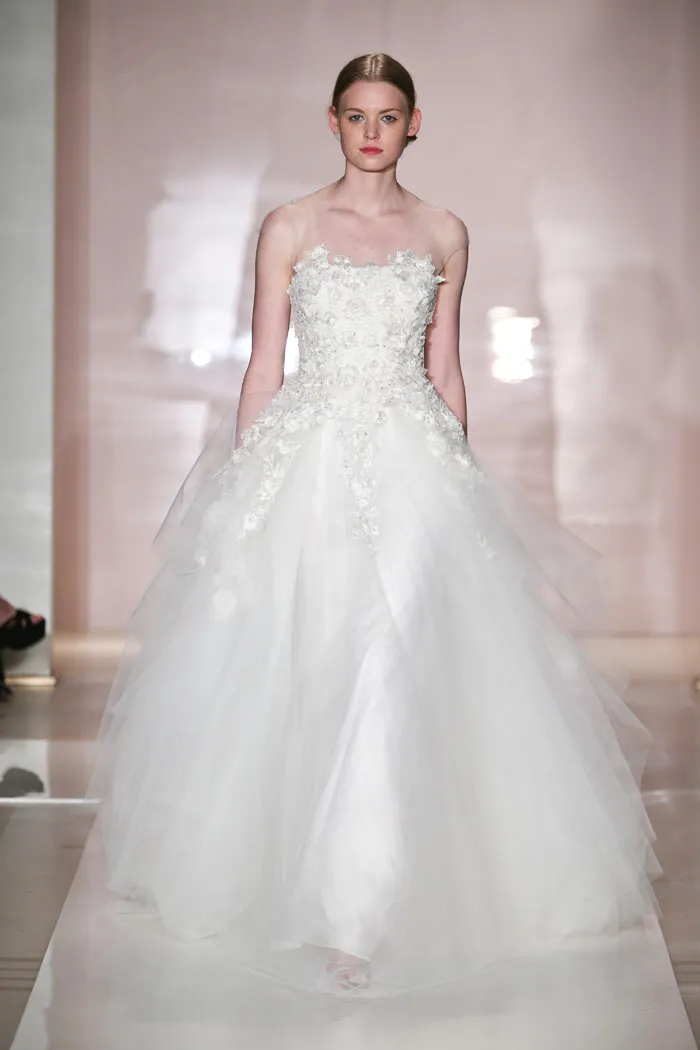 Reem Acra Fall 2014 Bridal Collection. theweddingnotebook.com