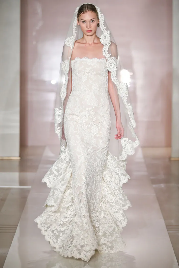 Reem Acra Fall 2014 Bridal Collection. theweddingnotebook.com