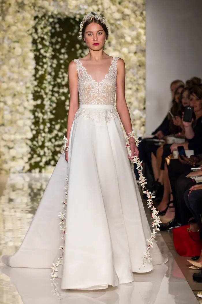 I'm On Cloud Nine – Reem Acra Fall 2015 Bridal Collection. theweddingnotebook.com