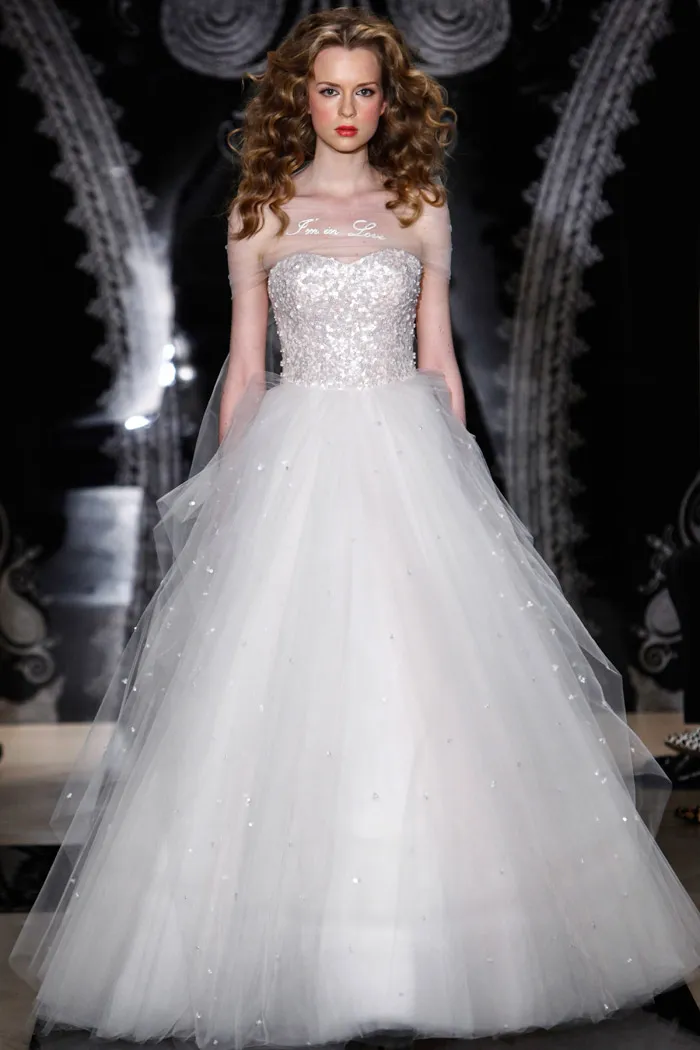 Reem Acra Spring 2014 Bridal Collection. theweddingnotebook.com