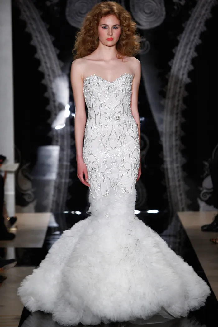 Reem Acra Spring 2014 Bridal Collection. theweddingnotebook.com