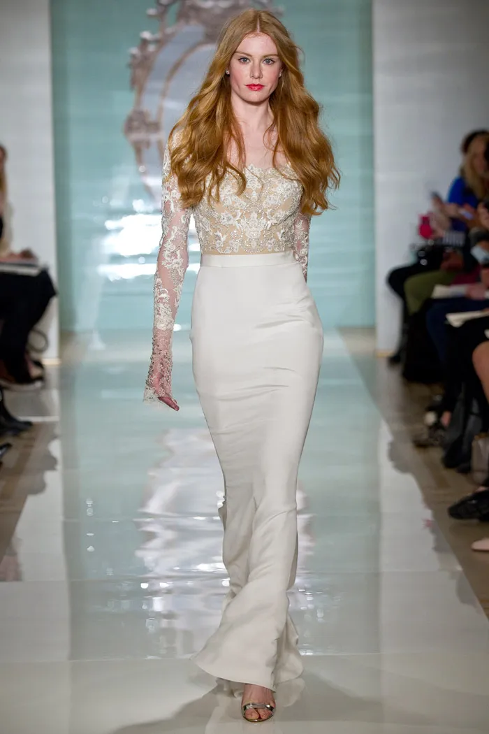 Reem Acra Spring 2015 Bridal Collection. theweddingnotebook.com