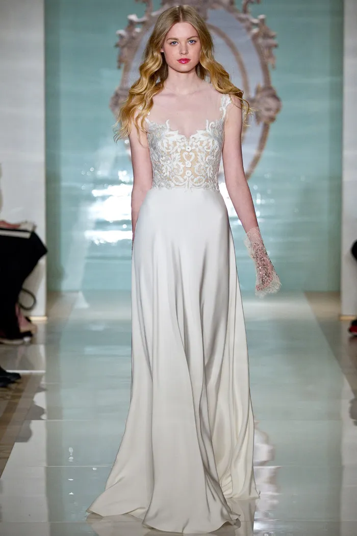 Reem Acra Spring 2015 Bridal Collection. theweddingnotebook.com