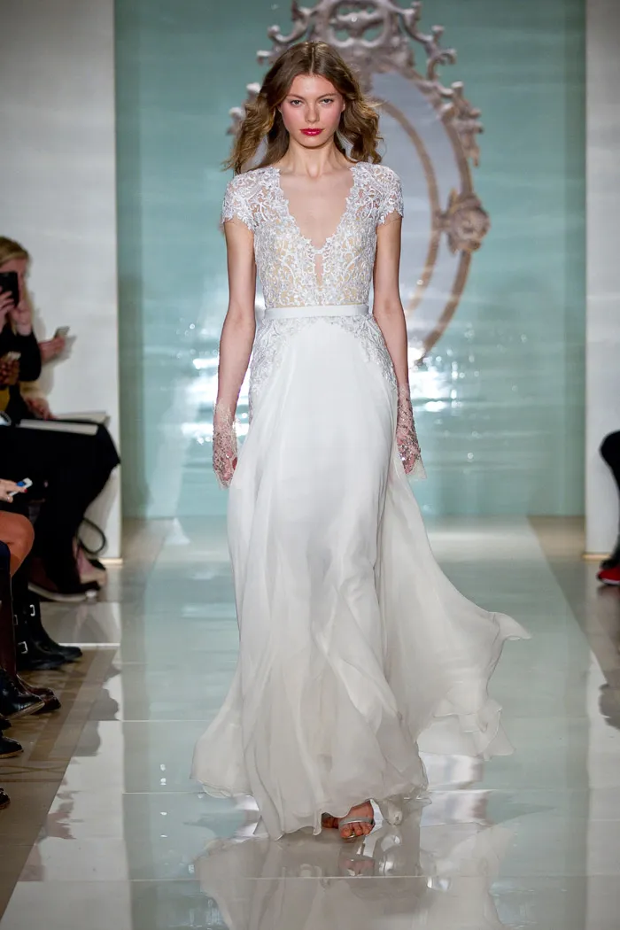 Reem Acra Spring 2015 Bridal Collection. theweddingnotebook.com