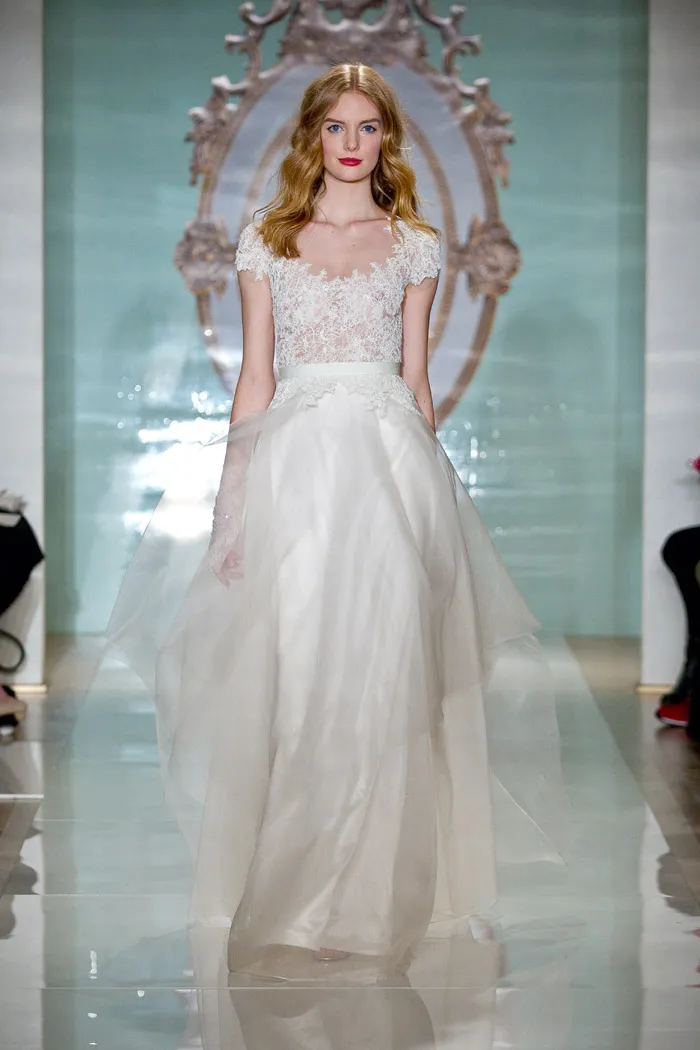 Reem Acra Spring 2015 Bridal Collection. theweddingnotebook.com