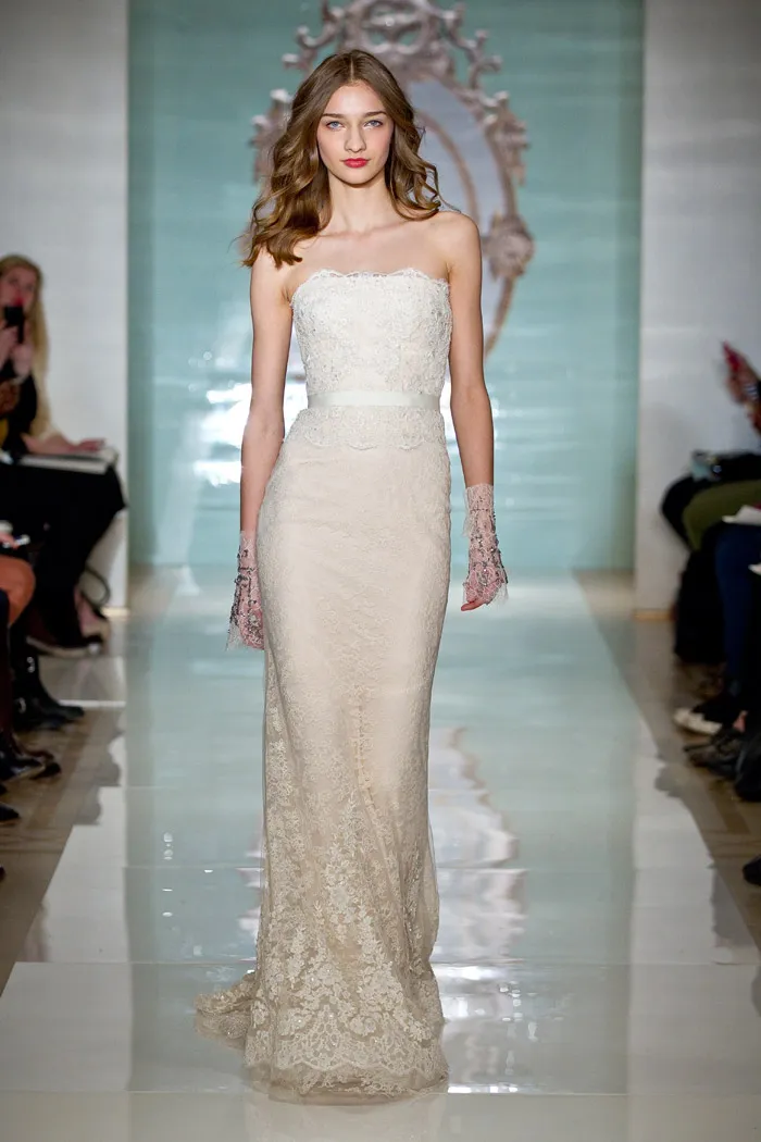 Reem Acra Spring 2015 Bridal Collection. theweddingnotebook.com