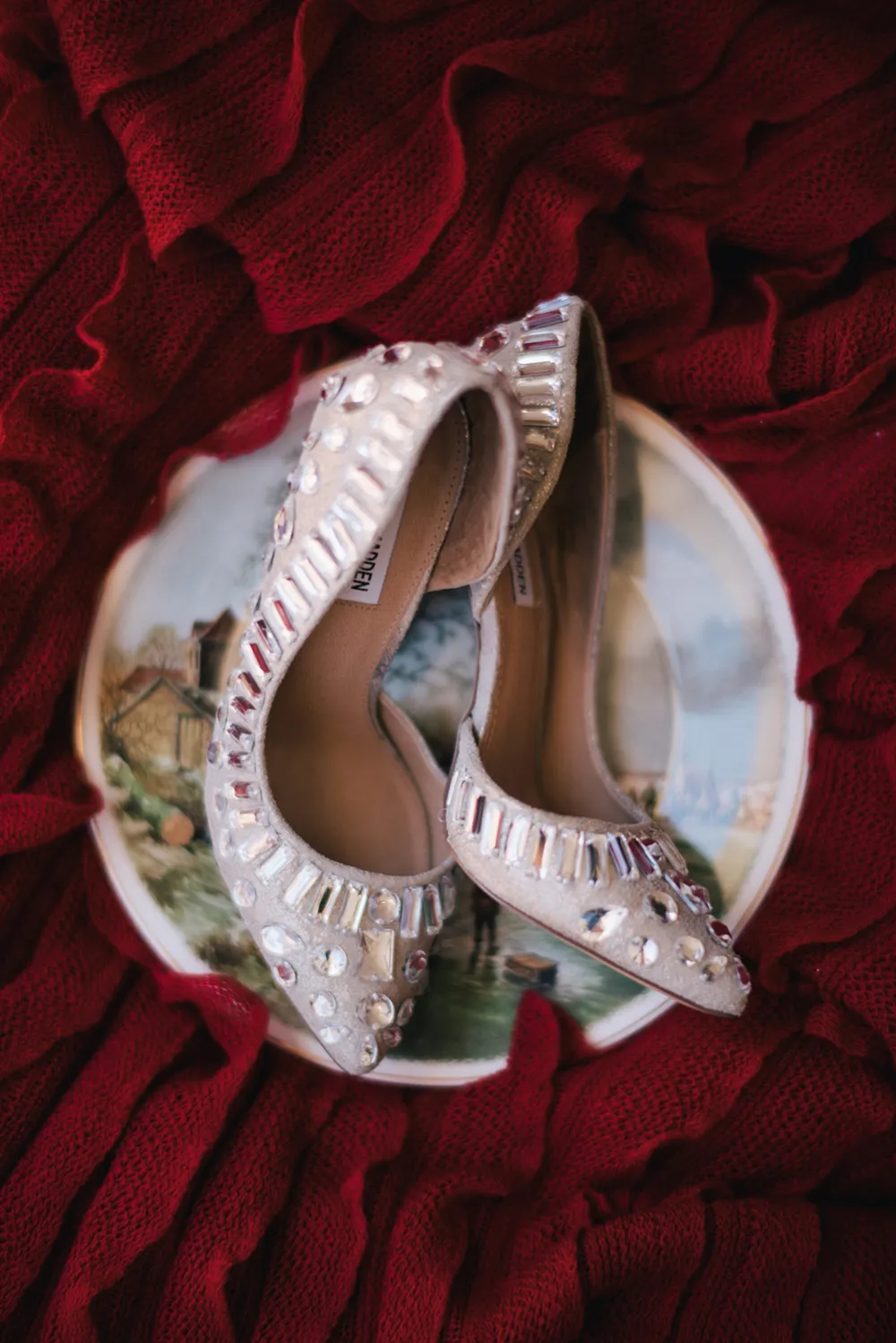 Steve Madden bridal shoes. Photo by Ben Yew Photography. theweddingnotebook.com