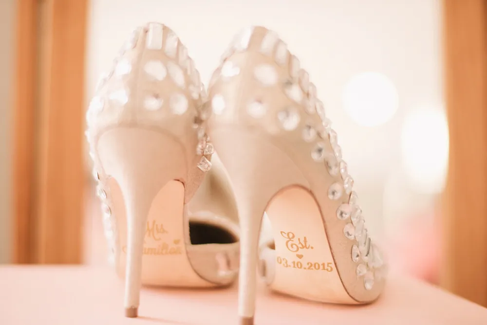 Steve Madden bridal shoes. Photo by Ben Yew Photography. theweddingnotebook.com