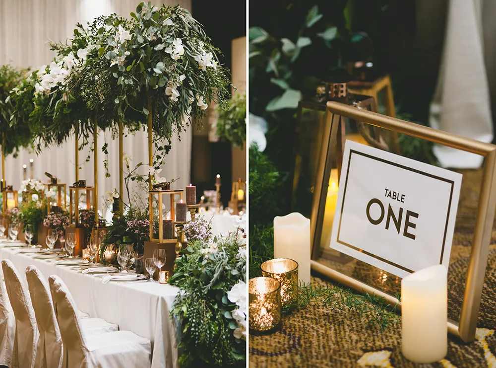 Wedding at InterContinental Kuala Lumpur. Styling by The Wedding Notebook. Photo by Inlight Photos. theweddingnotebook.com