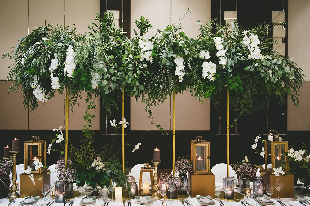 Wedding at InterContinental Kuala Lumpur. Styling by The Wedding Notebook. Photo by Inlight Photos. theweddingnotebook.com