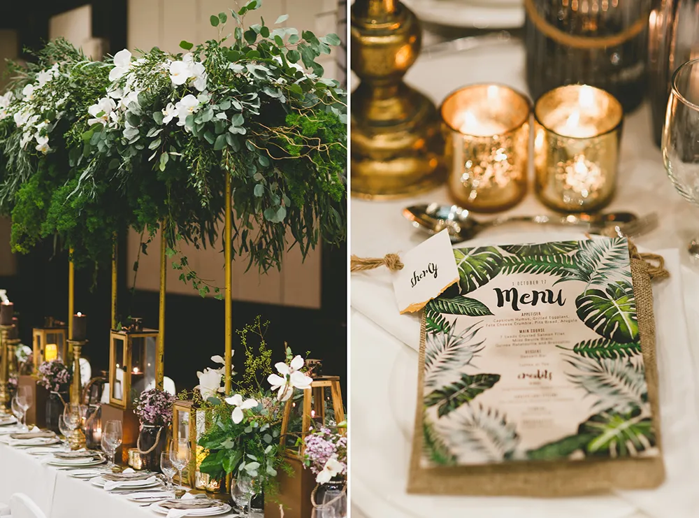 Wedding at InterContinental Kuala Lumpur. Styling by The Wedding Notebook. Photo by Inlight Photos. theweddingnotebook.com