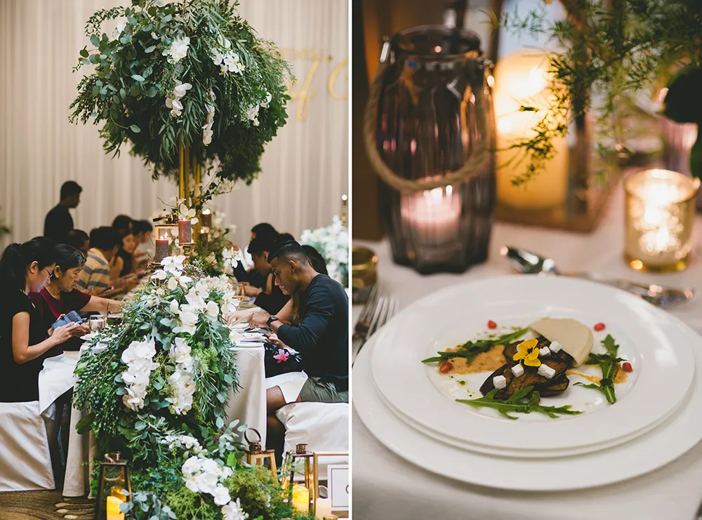 Wedding at InterContinental Kuala Lumpur. Styling by The Wedding Notebook. Photo by Inlight Photos. theweddingnotebook.com