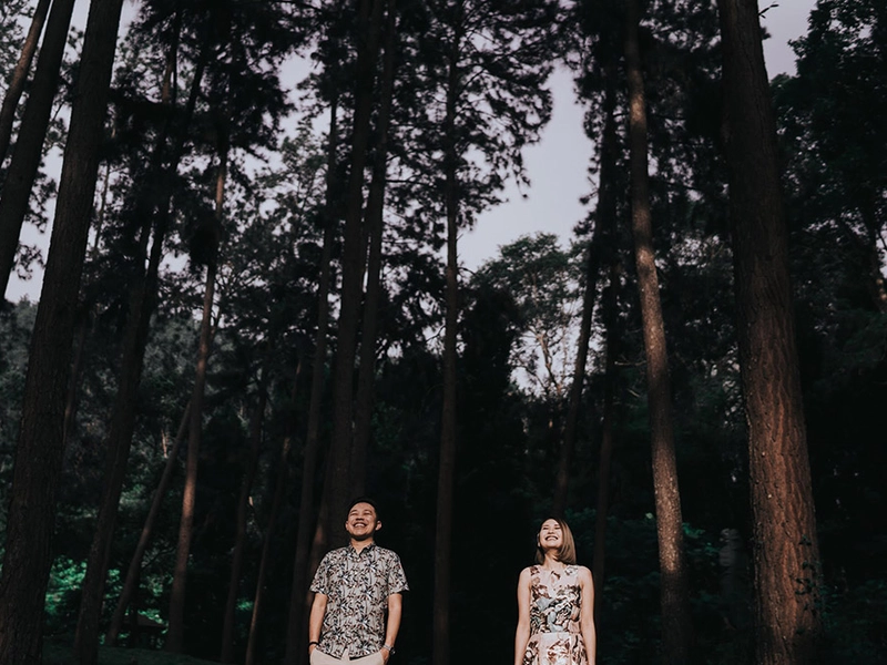 Rustic Woodlands Bridal Portraits at Bukit Tinggi