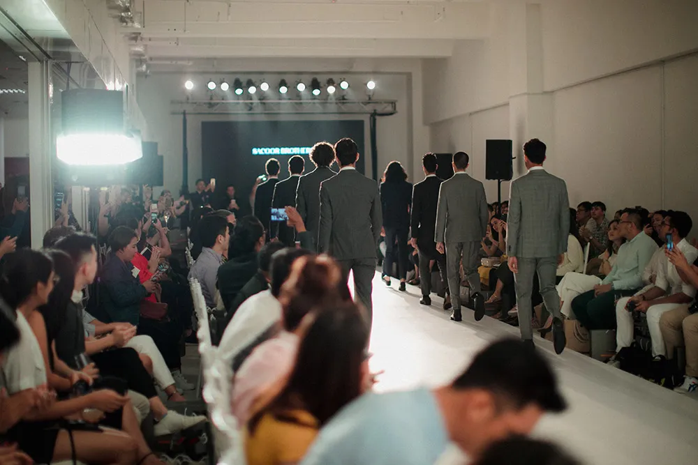 Sacoor Brothers Fall 2019 Collection at WAF2019. theweddingnotebook.com