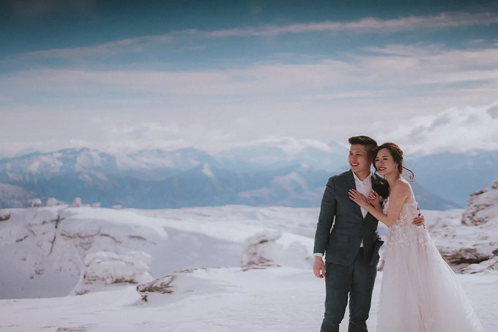New Zealand bridal portraits. Multifolds Photography. theweddingnotebook.com