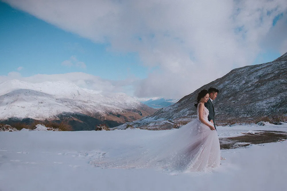 New Zealand bridal portraits. Multifolds Photography. theweddingnotebook.com