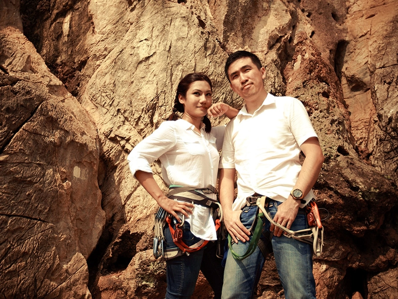 Shooting Rock Climbers