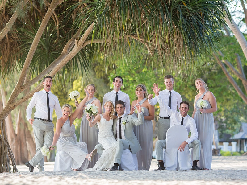 Soft Grey Destination Beach Wedding At The Westin, Langkawi