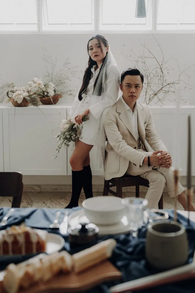 Juan Moley Photologue. Styling by Med Karlek. HDB styled shoot. theweddingnotebook.com