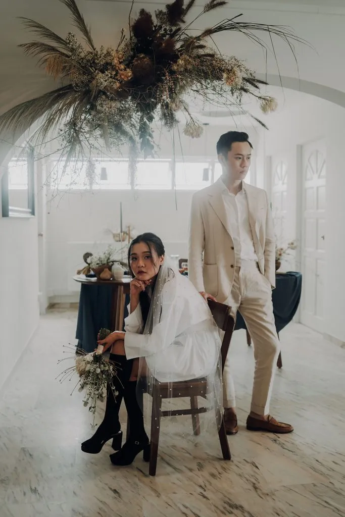 Juan Moley Photologue. Styling by Med Karlek. HDB styled shoot. theweddingnotebook.com