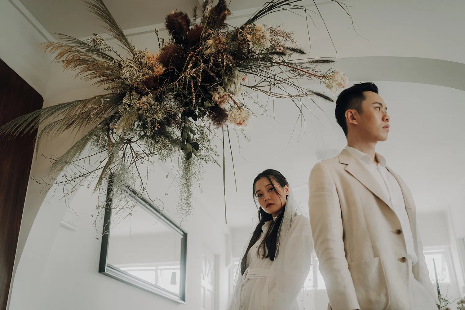 Juan Moley Photologue. Styling by Med Karlek. HDB styled shoot. theweddingnotebook.com