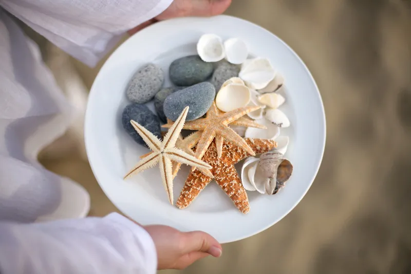Beach wedding decor. Anna Rina Photography