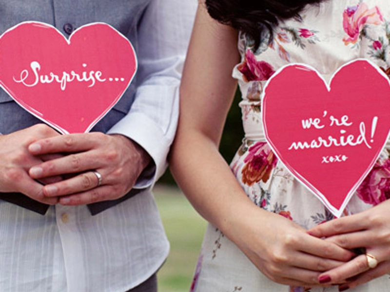 Surprise… We’re Married!