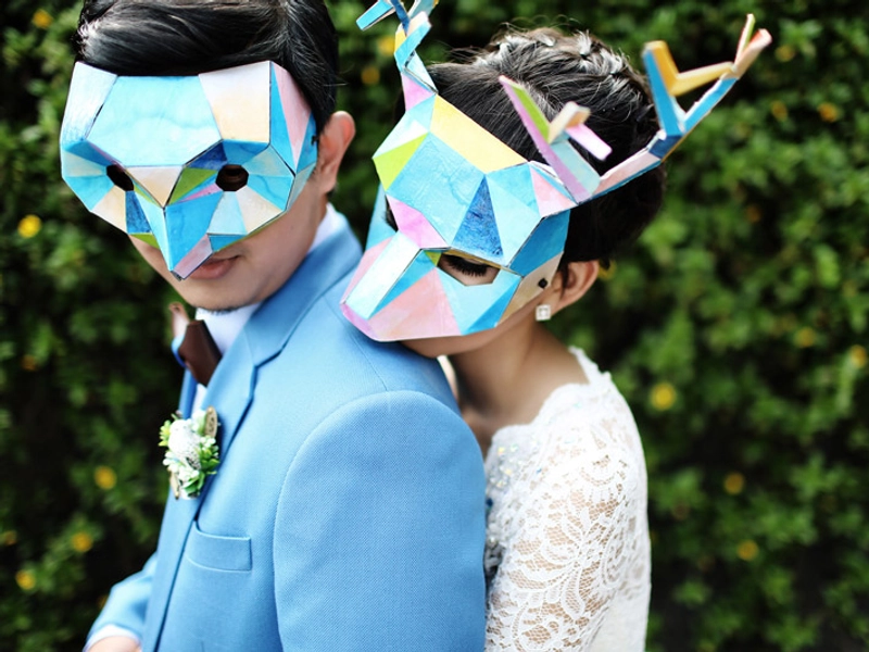 The Quirky Wedding Of An Owl And A Deer