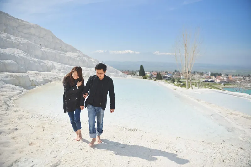Pamukkale. Photo by Andrew Yep Photographie. theweddingnotebook.com