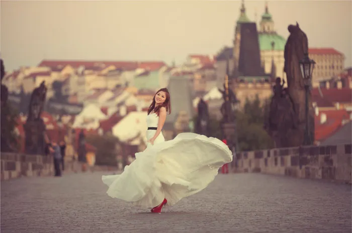 Adam Ong Photography. Prague pre-wedding photo shoot