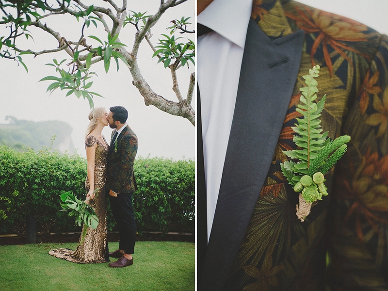 A Tropical Glamour Cosy Beach Wedding in Uluwatu, Bali