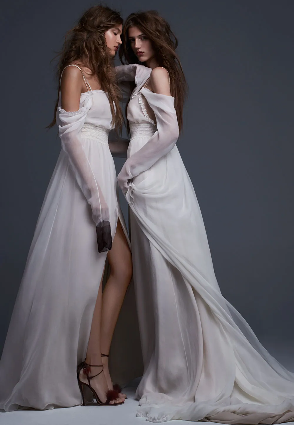 Simona and Serafina - Vera Wang Fall 2017 Bridal Collection. theweddingnotebook.com