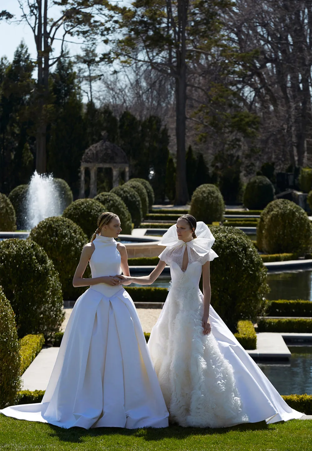 Bess and Dagmar - Vera Wang Spring 2017 Bridal Collection. theweddingnotebook.com
