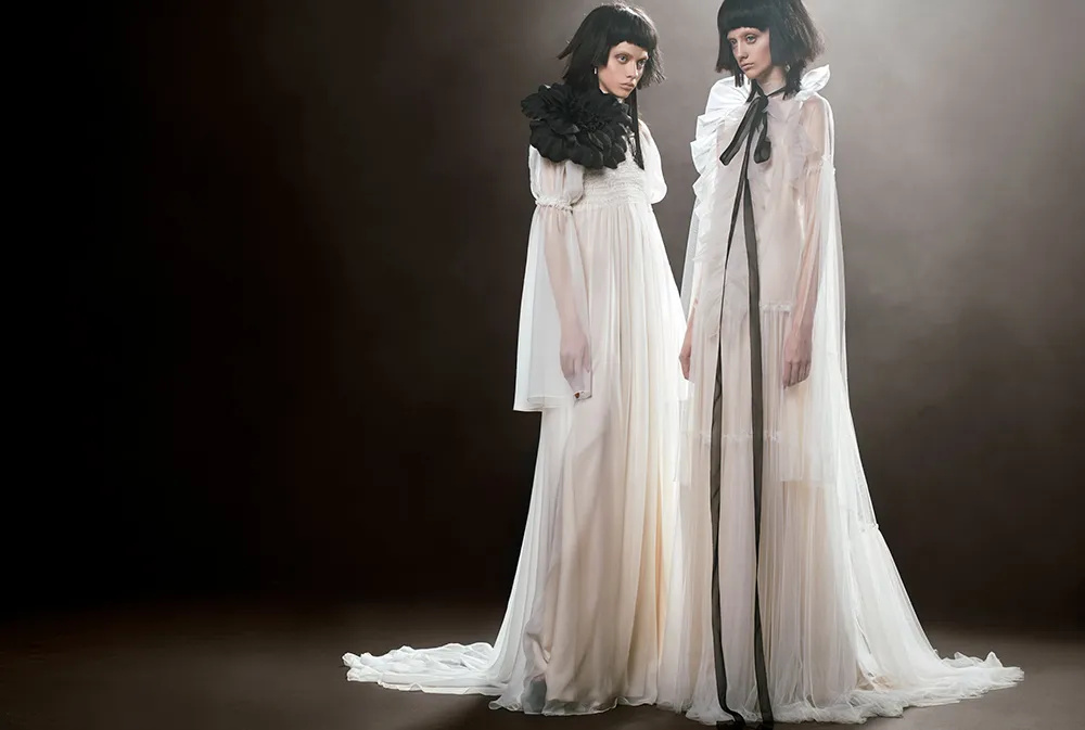 Agatha &amp; Claire - Vera Wang Spring 2018 Bridal Collection. theweddingnotebook.com