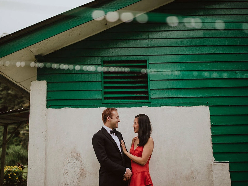Vintage Flavoured Engagement Shoot in Cameron Highlands