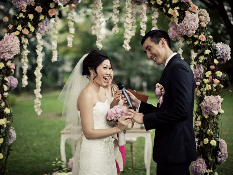 Vintage Garden Wedding At Saujana
