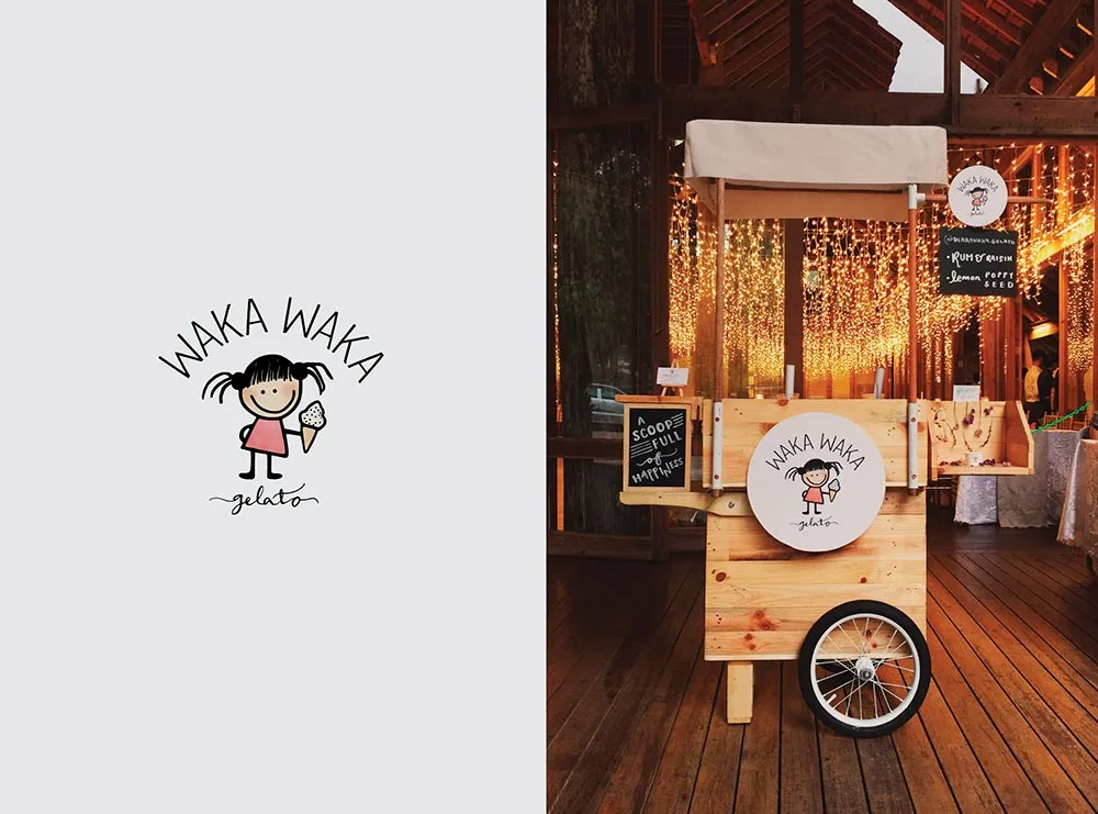 Waka Waka Gelato - ice cream wedding vendor. theweddingnotebook.com