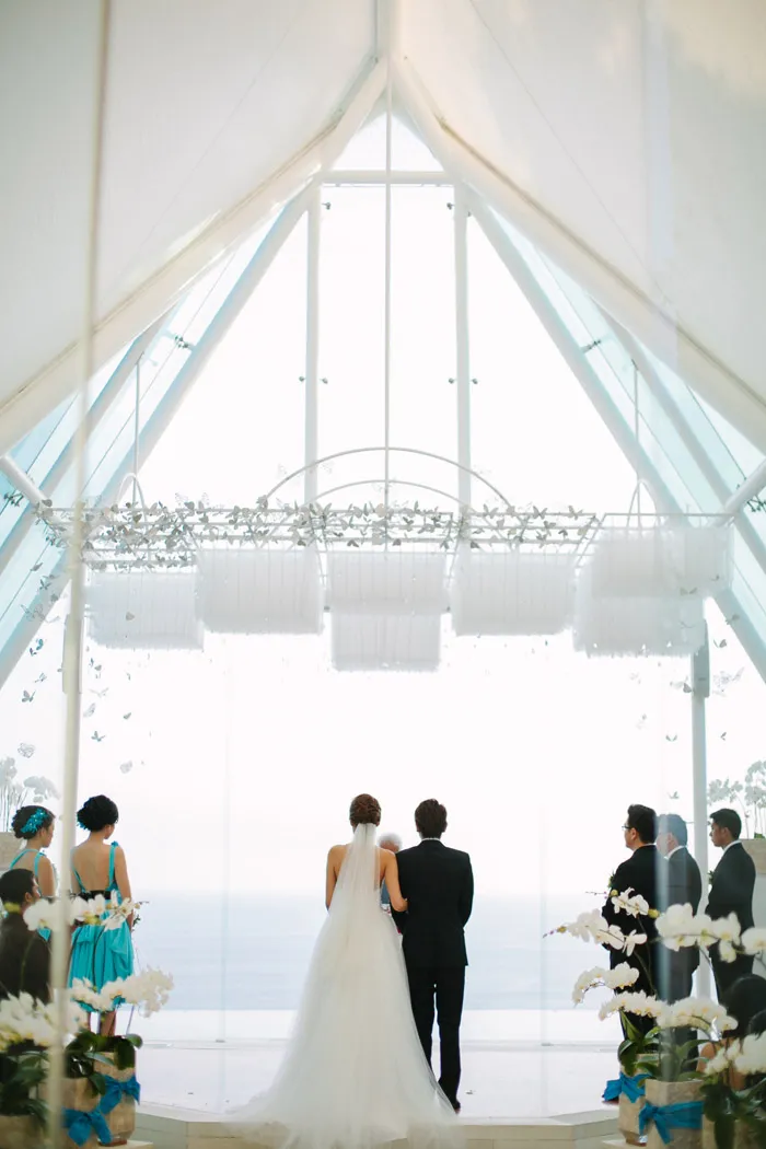 Wedding Ceremony at Tirtha Uluwatu. Evermotion Photography. theweddingnotebook.com